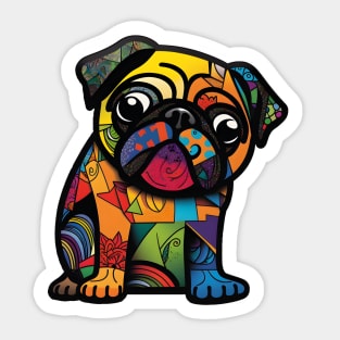 Pug Dog Sticker